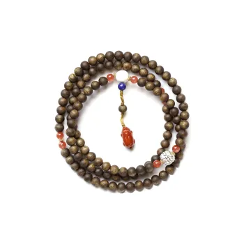 FANGYUANXIAOFU Oriole's Song, Green Kyara Precious Wood Bracelets Unisex