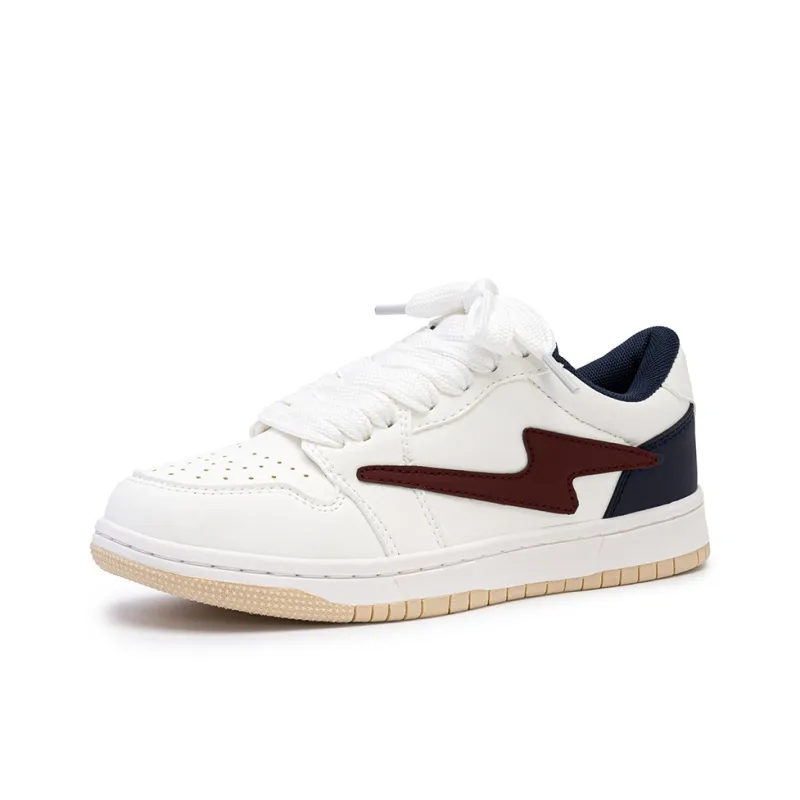Medd Low Top Skateboard Shoes Unisex Vintage Gray Blue-15
