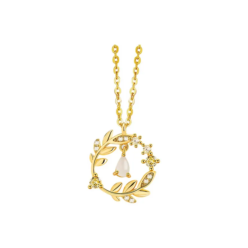 VANA 925 Sterling Silver With Zircon Necklaces Women's-0