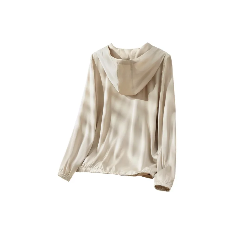 Cypress House Cropped Coats Women's Champagne-1