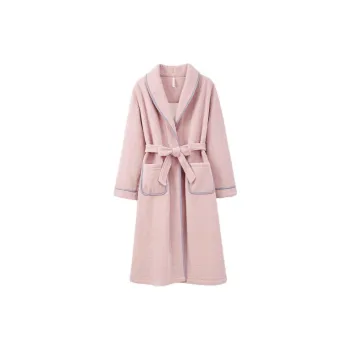 Aannsfam Pajama Robe Women's Pastel Pink