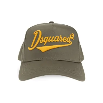 DSQUARED 2 Logo Embroidered Curved Peak Baseball Cap
