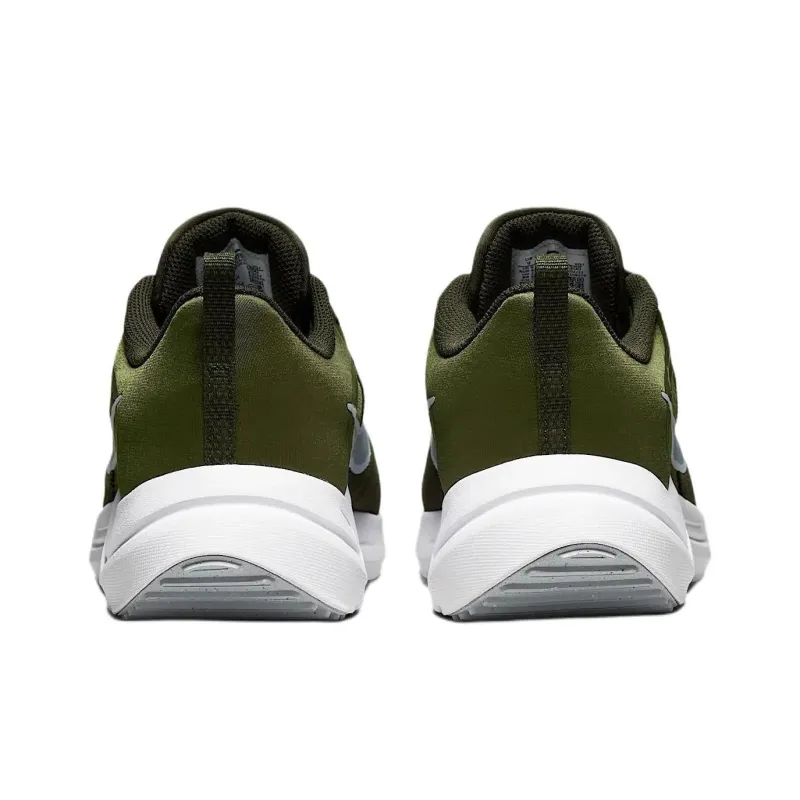 Nike Downshifter 12 Anti Slip Wear Resistant Low Top Running Shoes Men's Dark Green-4