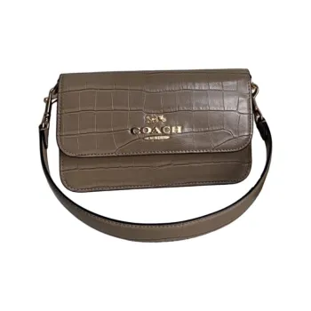 COACH Brynn Cow Leather Crossbody Bag, Shoulder Bag Medium Size Women's Brown