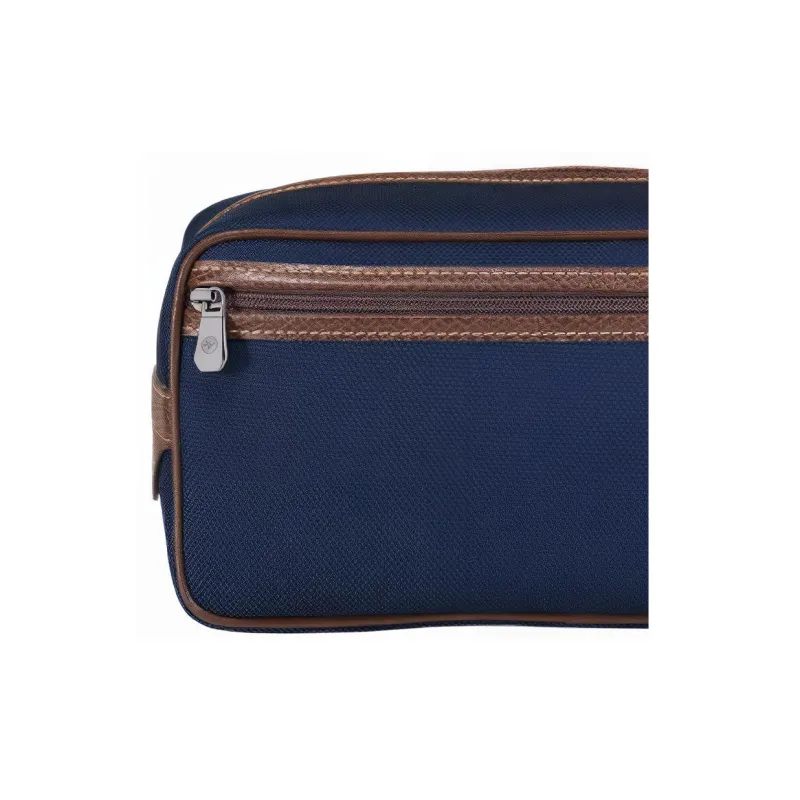 LONGCHAMP Boxford Canvas Canvas Bag Toiletry Bag Unisex Blue-3