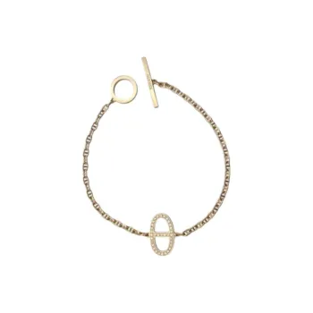 HERMES 18k Bracelets Women's Rose Gold