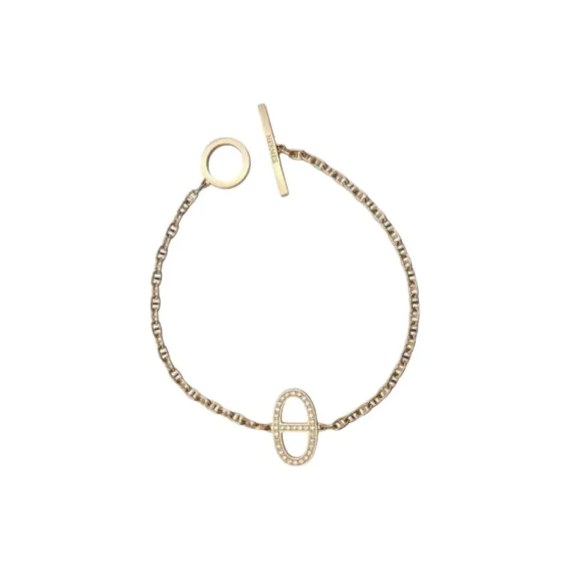 HERMES 18k Bracelets Women's Rose Gold-0