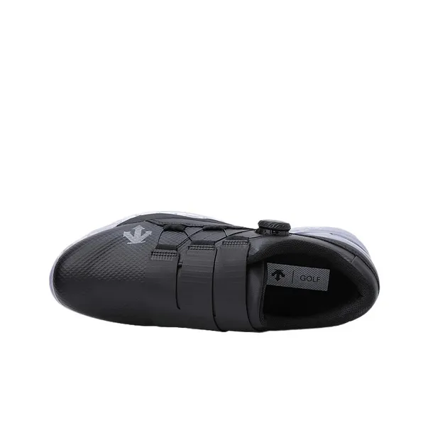 DESCENTE Anti Slip Wear Resistant Low Top Golf Shoes Men's Black-3