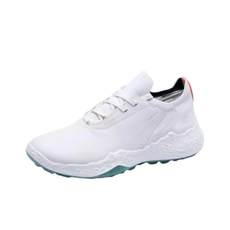 Ecco GOLF BIOM H5 Abrasion Resistant Low Top Golf Shoes Women's White-0