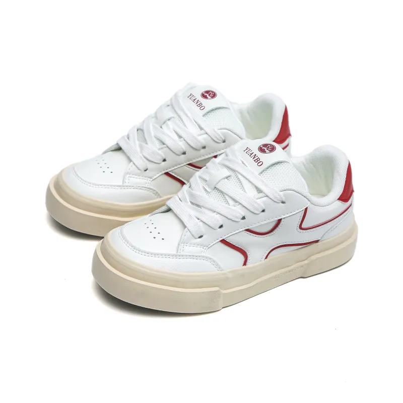 Alan Vincent Anti-Slip Wear-Resistant Low-Top Skateboard Shoes Women's-3