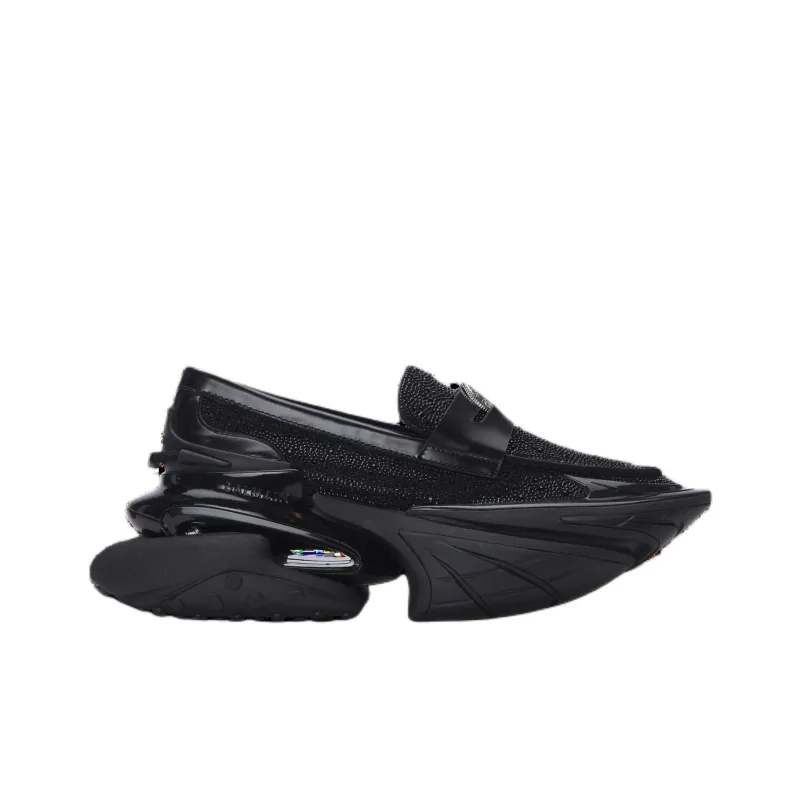 BALMAIN Unicorn Casual Shoes Men's Black-1