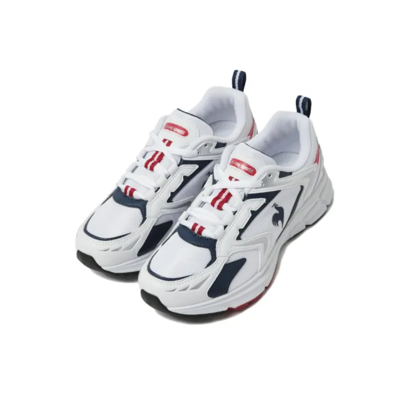Le Coq Sportif Wear resistant And Lightweight Low Top Casual Running Shoes Unisex White-1