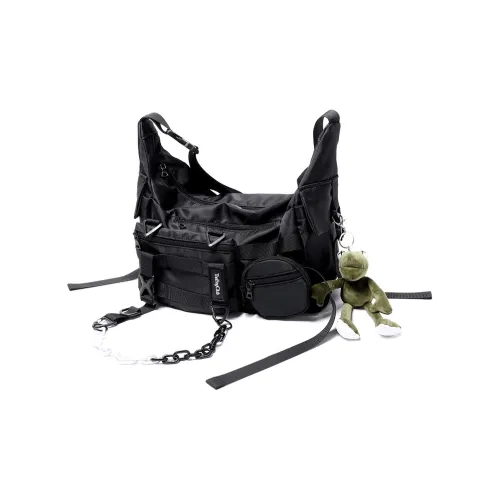 VIHUS Nylon Shoulder Bag Crossbody Bag Regular Men's Black