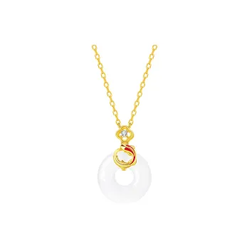 Lao Feng Xiang S925 Silver Necklaces Women's