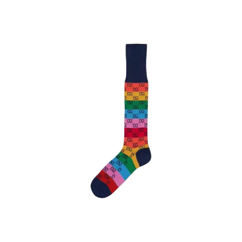 GUCCI Knee-High Socks Men's 1 Pack Multicolor-0