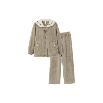 Aannsfam Pajama Set Women's Cloud Mountain Gray