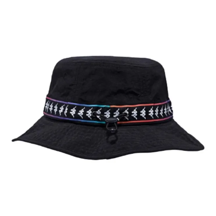 Kappa Polyamide Bucket Hats Unisex Black-1