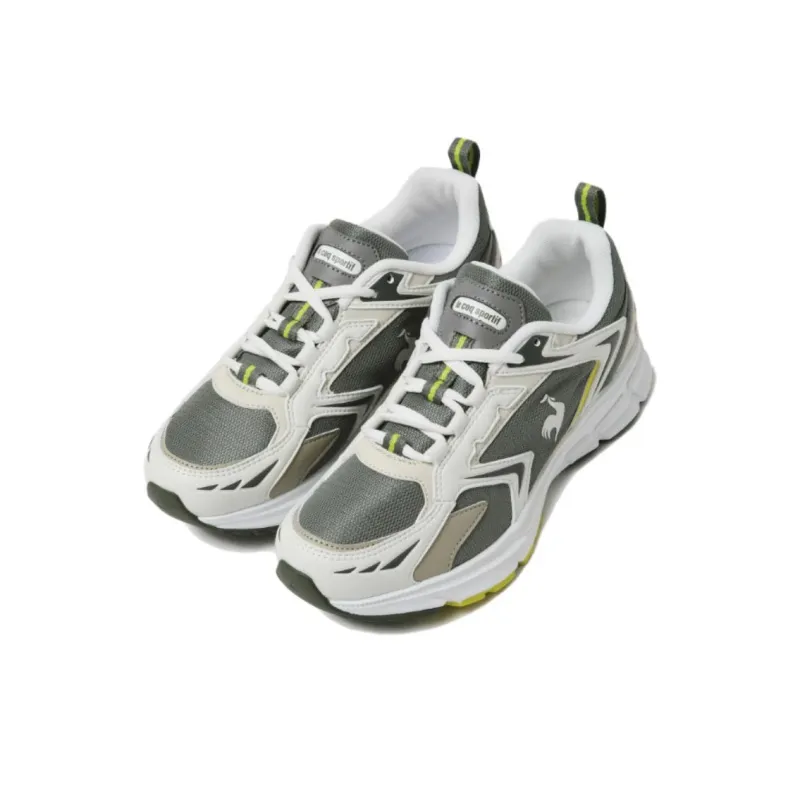 Le Coq Sportif Wear resistant And Lightweight Low Top Casual Running Shoes Unisex Gray White-1