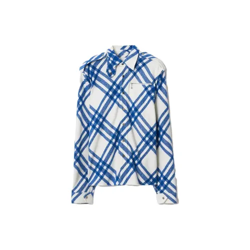 Burberry Check Wool Shirt 'Knight'