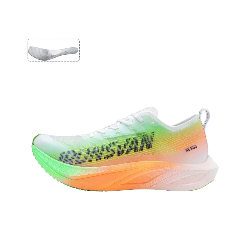 IRUNSVAN Low-Top Running Shoes Unisex Cantaloupe-Orange Light-0
