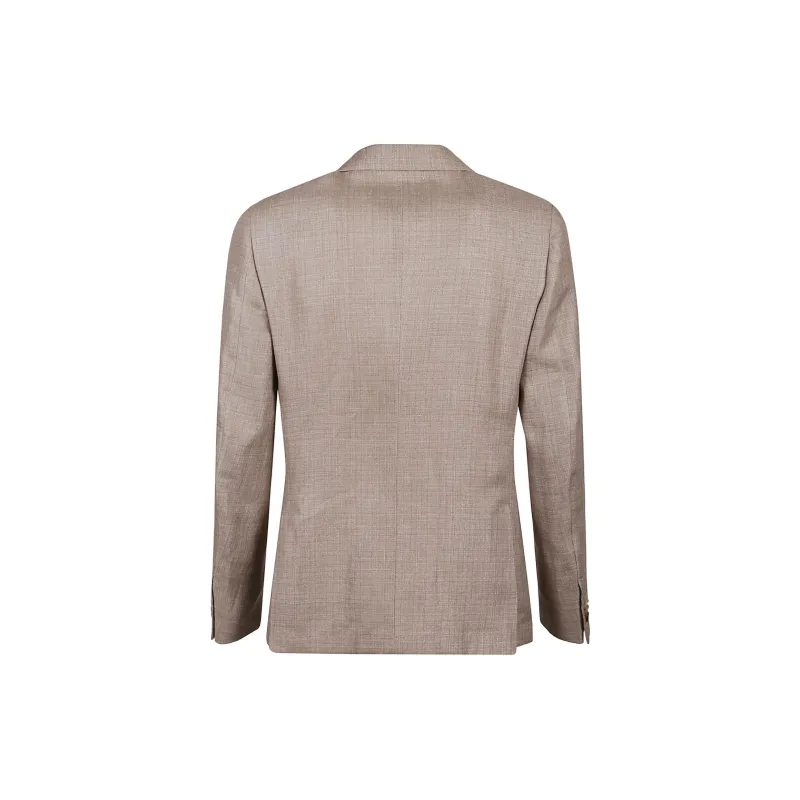 Zzegna SS23 Business Suits Coats Men's Beige-1