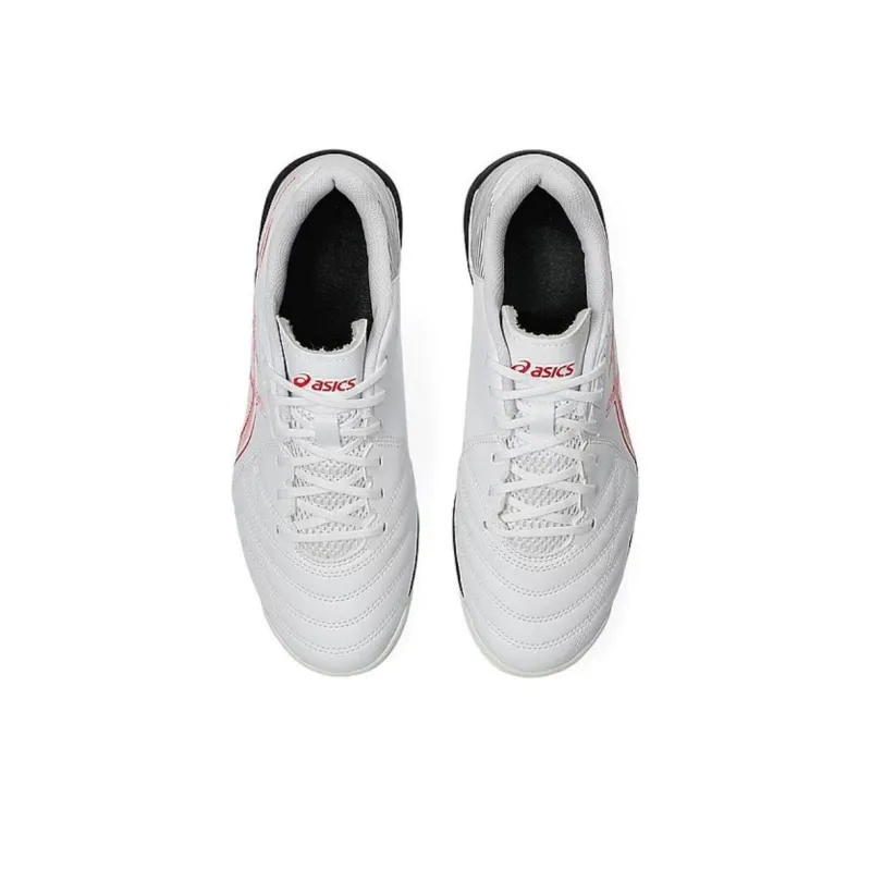 Asics Calcetto TF Rubber Broken Studs Anti Slip Wear Resistant Soccer Shoes Unisex White Loose Fit-1