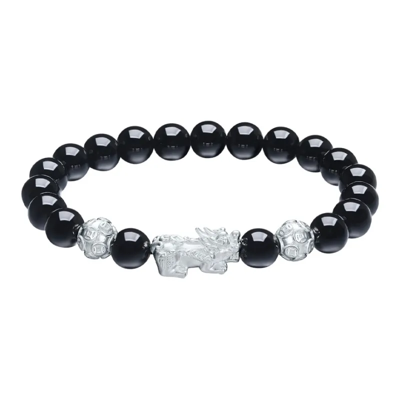 Century Edge Jewelry Obsidian Bracelets Men's-0
