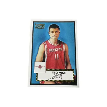 Topps Rockets Yao Ming Black Pen Signature Signature High End Star Card Rare Card Sports Cards 1 Piece