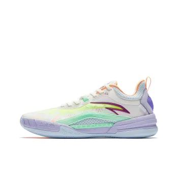 Anta KAI 1 TEAM Low Top Basketball Shoes Men's White Yellow Green