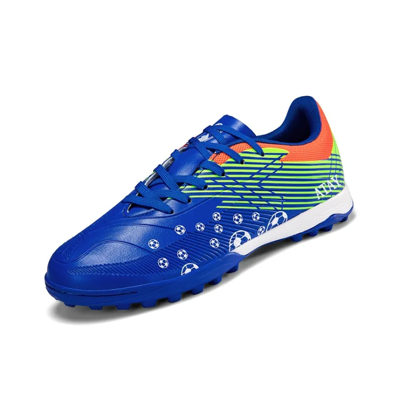 ATAY Soccer Shoes Men Low Top Green/Black/Orange/Blue Green-26