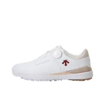 DESCENTE R90 Anti Slip Wear Resistant Low Top Golf Shoes Women's White