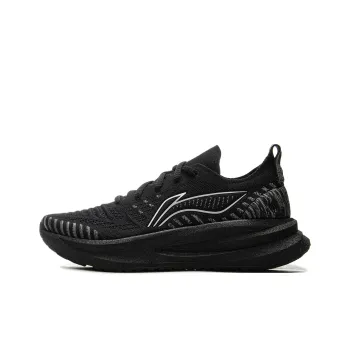 LiNing Comfortable Cushioning Anti Slip Wear Resistant Breathability Low Top Running Shoes Men's Black
