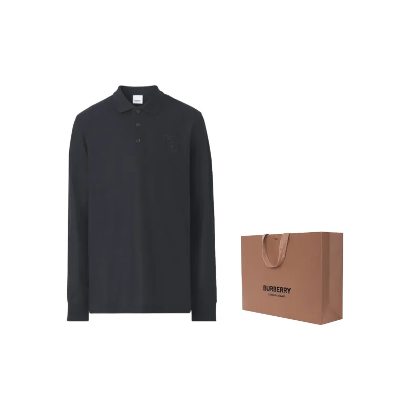 Burberry Long Sleeve Polo-6