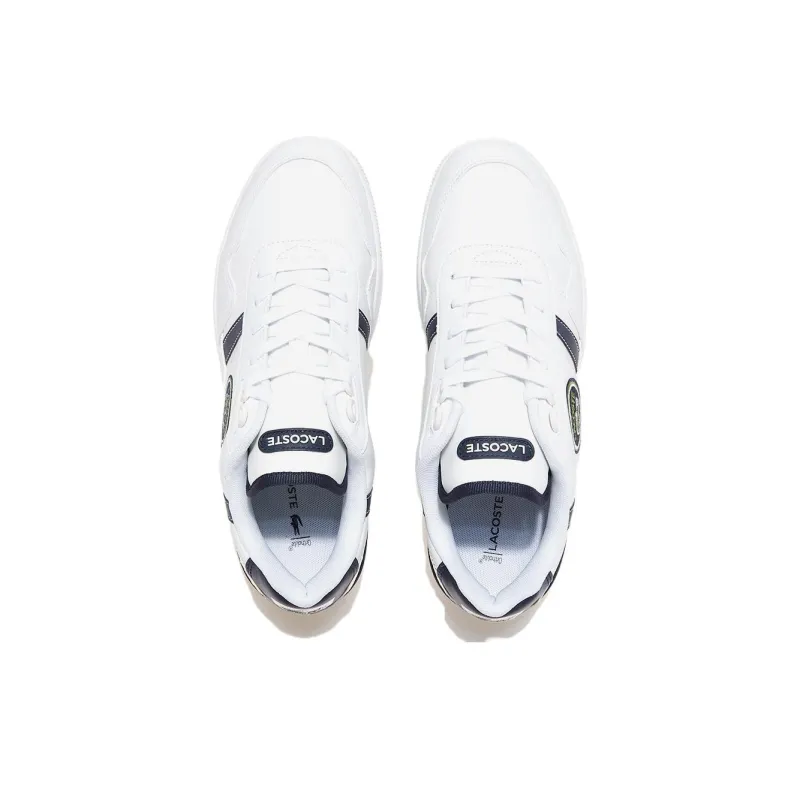 LACOSTE T Shaped Clip ABC Abrasion Resistant Low Top Skateboard Shoes Men's White-3