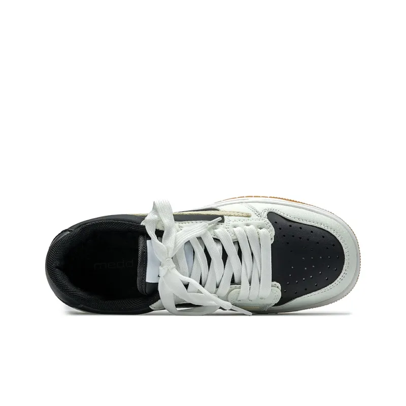 Medd Low Top Skateboard Shoes Unisex Vintage Gray Blue-9