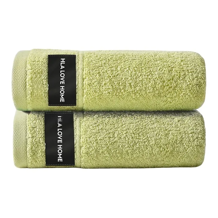 HLA Classic Combed Cotton Solid Color Towel-5