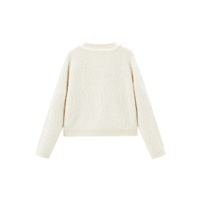 LEDIN Knitwear Women's Mist White-1