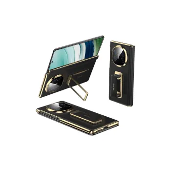 IMCHEN Genuine Leather Material Wristband Stand Phone Cases Compatibility With Huawei Mate X5/Mate X3
