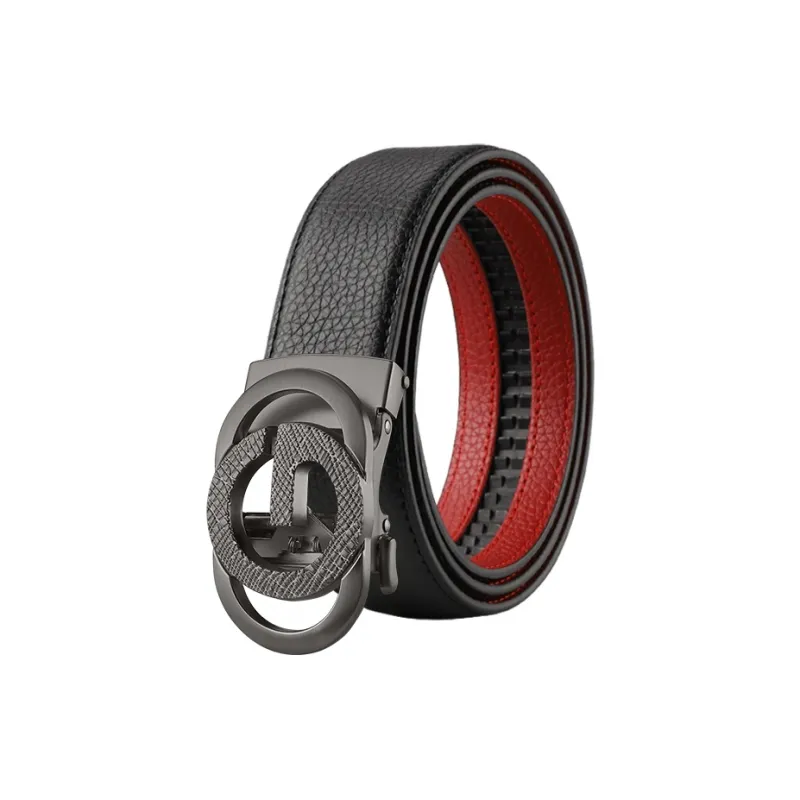 15 MINS Cow Split Leather Leather Belts Men's Width  3.5cm-8