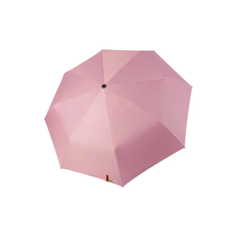 RABBITUU High Value Portable Manual Umbrella Sun Umbrella Foldable Solid Color Dual Use For Sunny And Rainy Days-13