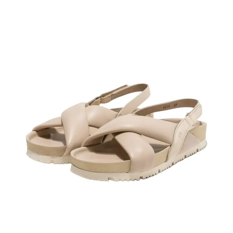 Art BURDEOS Strap Sandals Women's Beige-1