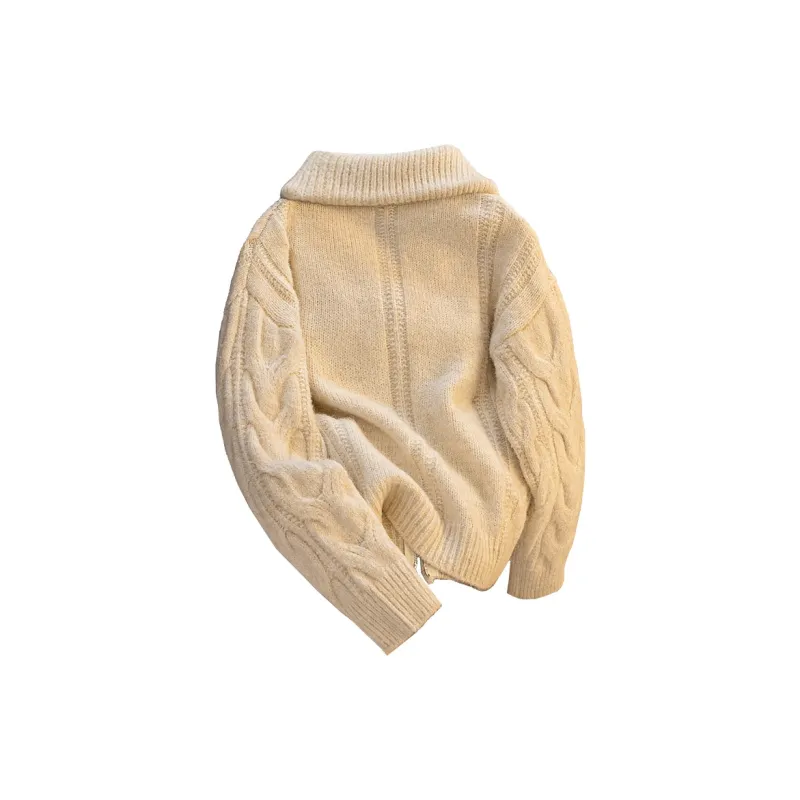 Cypress House Cropped Coat Women's Beige-1