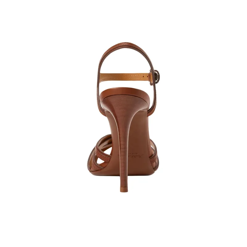 LAUREN RALPH LAUREN Kieran Strap Sandals 10cm Women's Brown-4