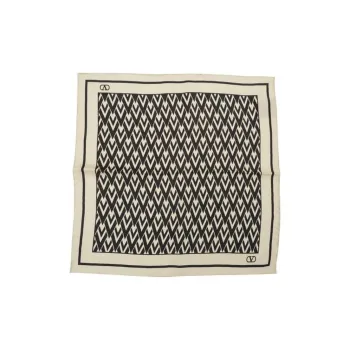 Valentino All Over Patterned Scarf
