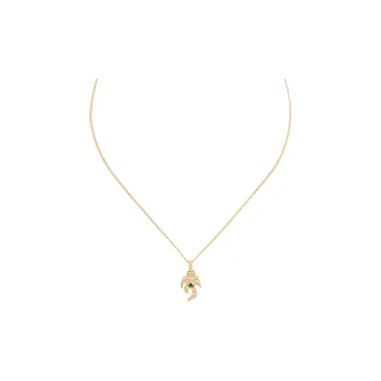 PALM ANGELS Brass Necklaces Women's Gold