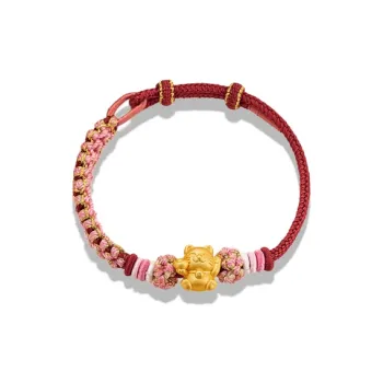 GIRATI S999 Fine Silver Rope Bracelets Women's