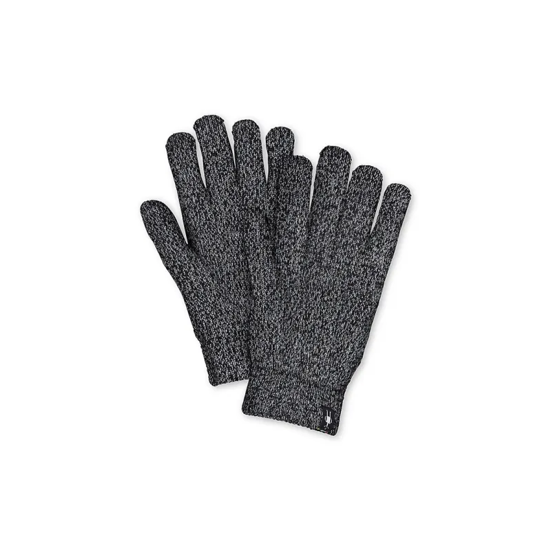 SMARTWOOL Recycled Polyester Merino Wool Elastane Elastane Knit Gloves Unisex Gray-0