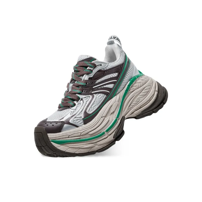 CHERYKALLY Alien Encounter Cushioned Wear Resistant Breathable Height Increasing Low Top Chunky Sneakers Women's-1