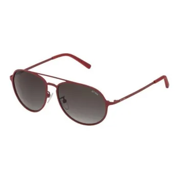 Sting Metal Aviator Sunglasses Men's Red