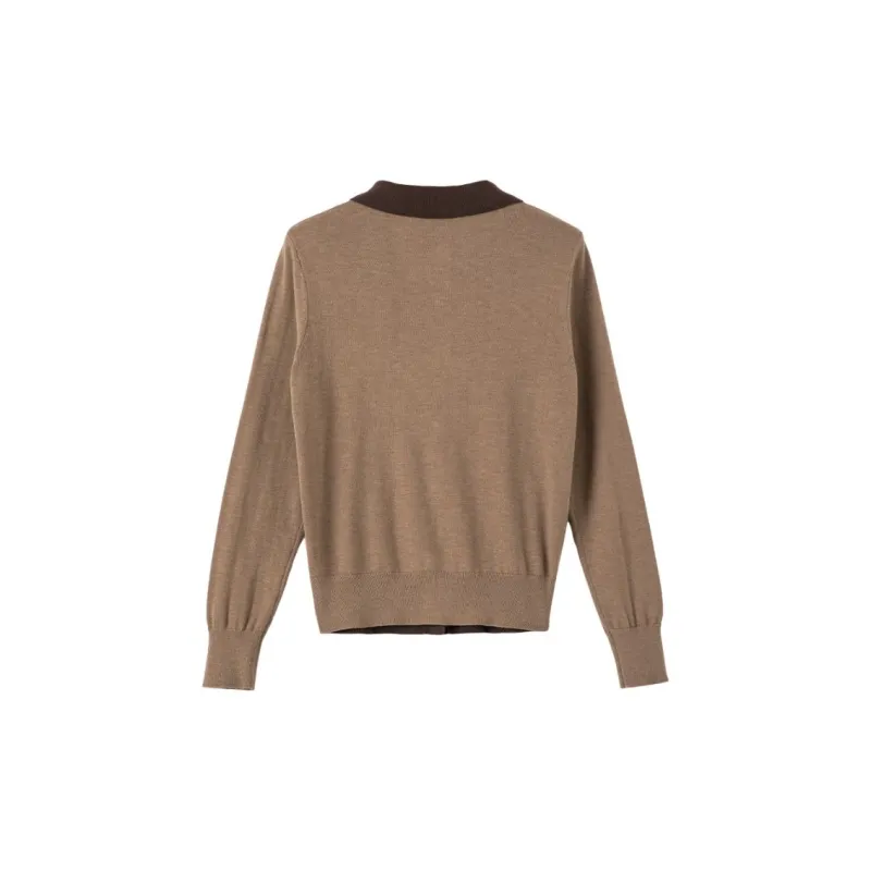 Late White Knitwear Women's Coffee-1